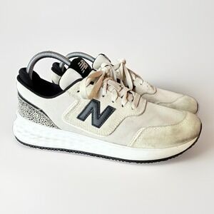 New Balance Fresh Foam X70 Animal Print Beige Lace Up Shoes Sneakers Womens 9.5